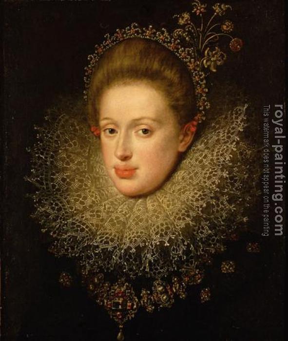 Hans Von Aachen : Portrait of Anna of Austria